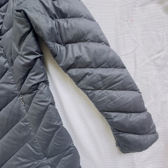 Patagonia Women’s Gray Down Puffer Coat – Size XS – Style 28407FA17 Longline - Picture 6 of 13